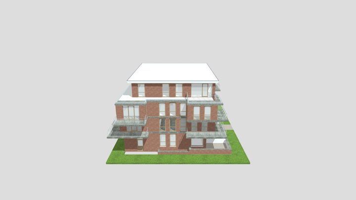 Urban Villa 3D Model