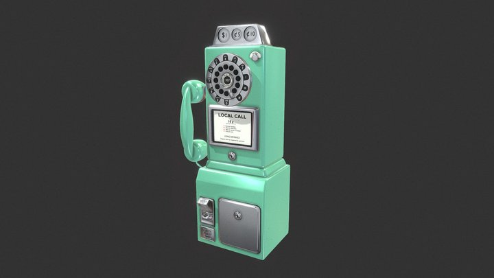 Vintage Phone 3D Model