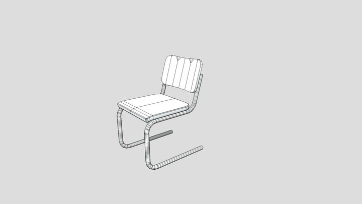 Modern Style Chair 3D Model