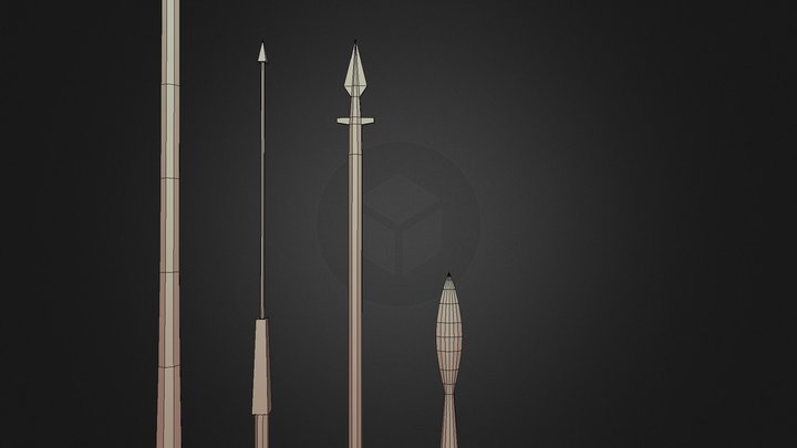 Spears pack 3D Model