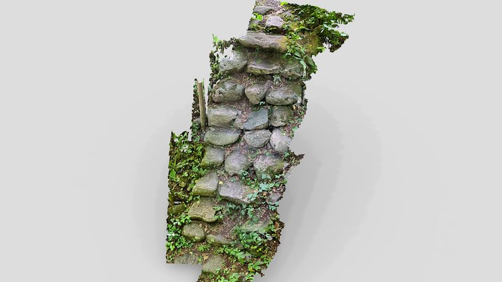 Stone steps 3D Model