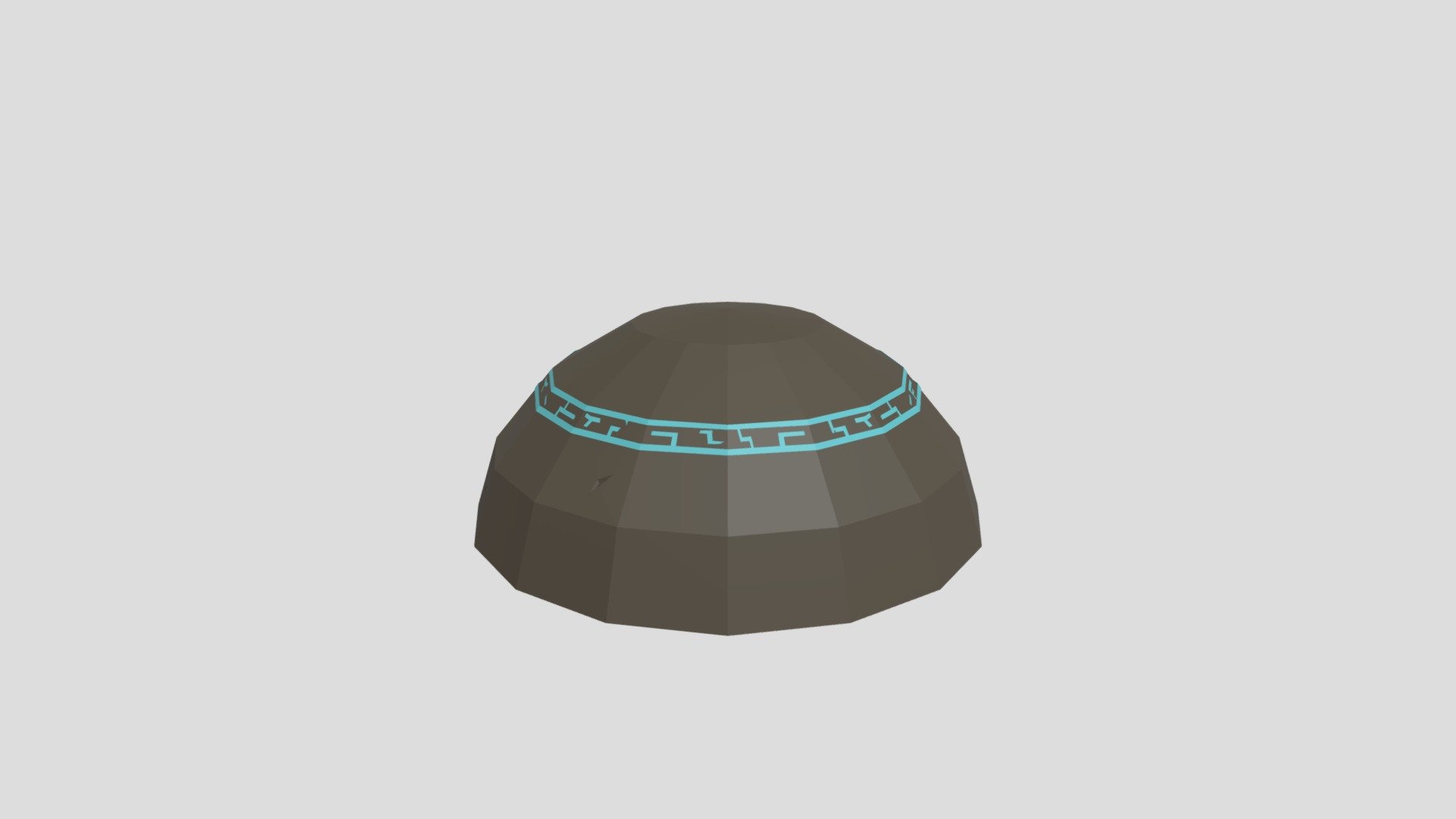 Low-Poly Meditation Stone