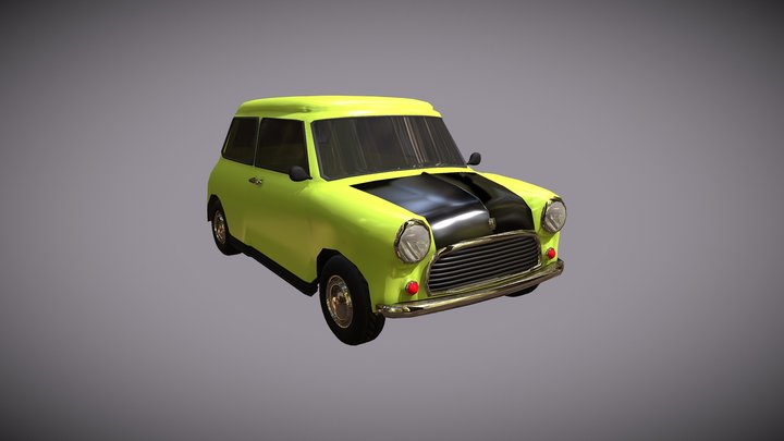 Low Poly Car (Mr bean car)