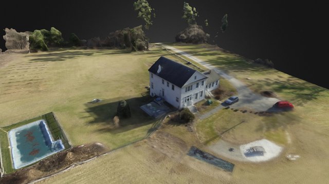 House on the Hill - DroneDeploy 3D Model