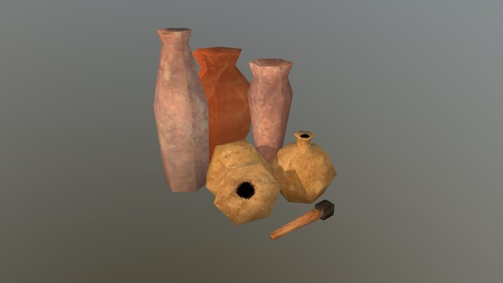 Urn Collection 3D Model
