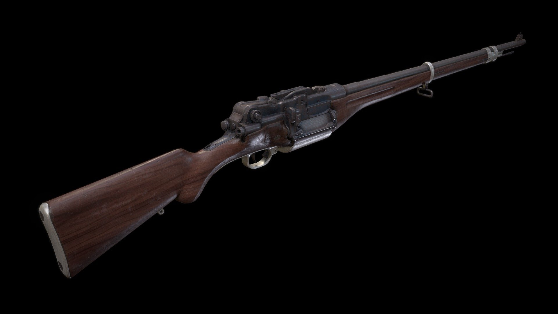 Stendeback mod. 1936 - rifle prototype — Sketchfab embed 3D viewer