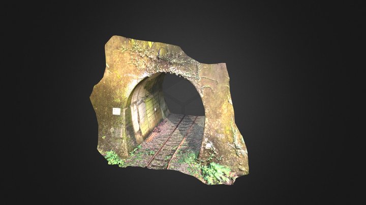 宇都井橋トンネル 3D Model
