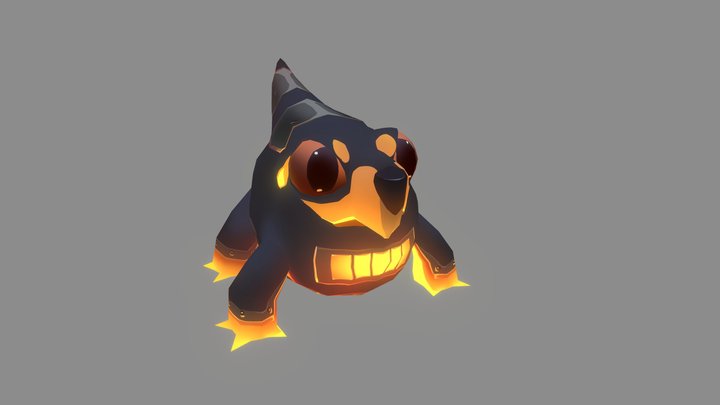 Stove dog texture 3D Model