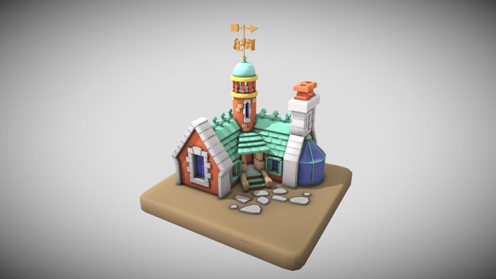 Disney Magic Kingdoms Haunted Mansion 3D Model