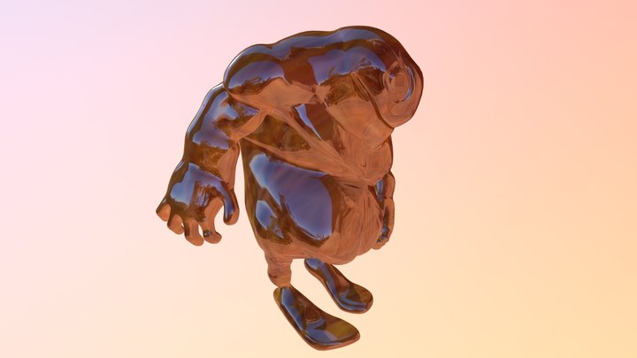 Big Toad 3D Model