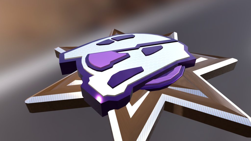 Clever Medal (Halo 4) 3D model by dtoledop93 [d0288fd] Sketchfab