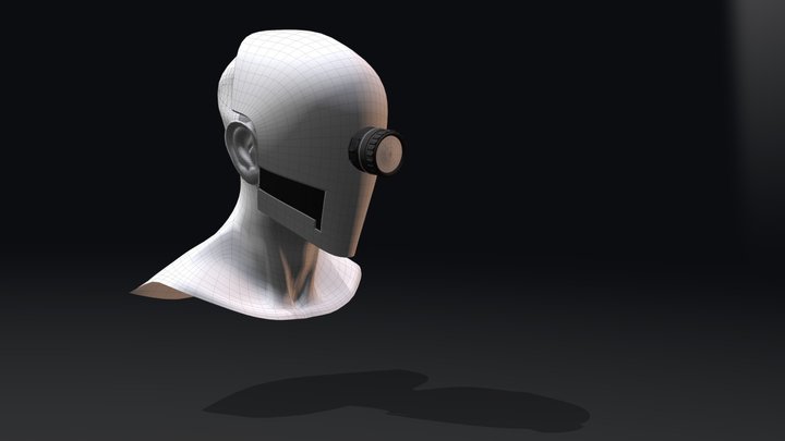 Cyberpunk mask 3D Model