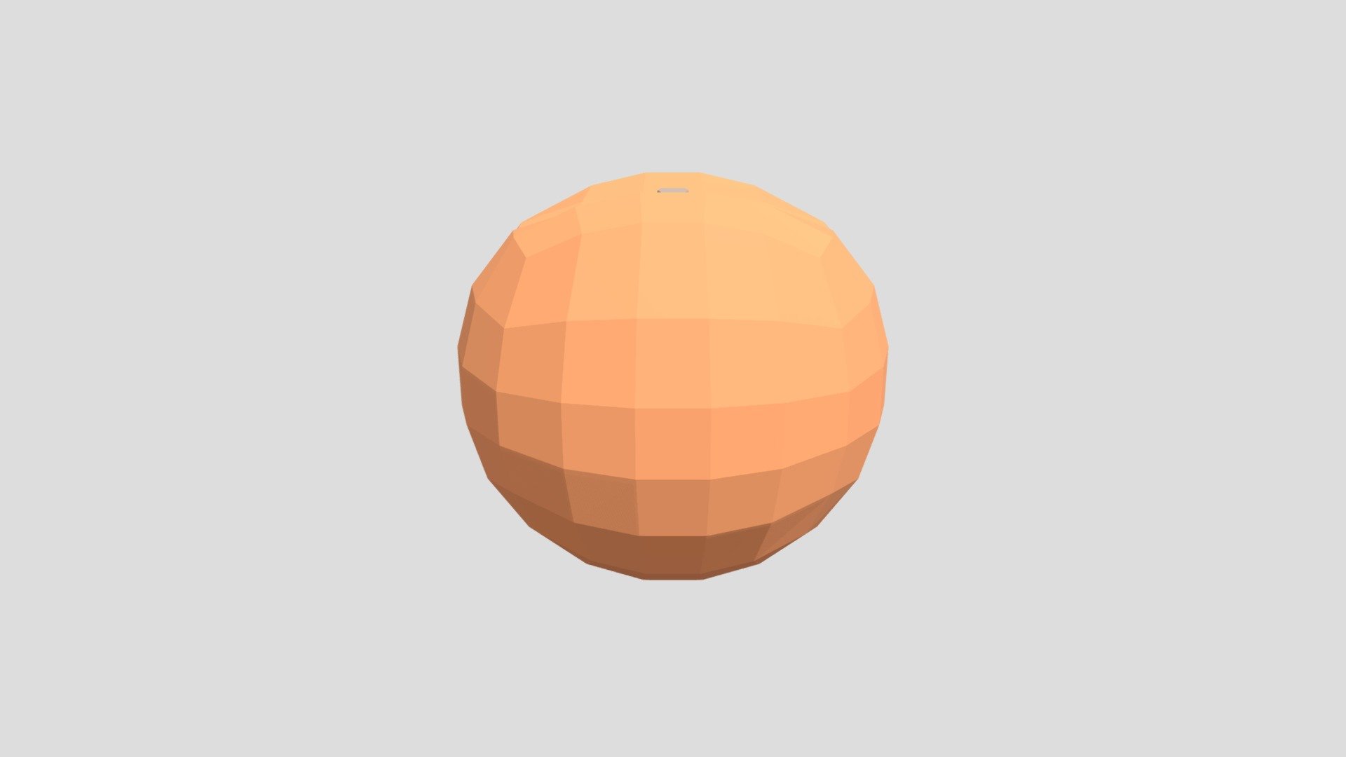Peach - Low Poly