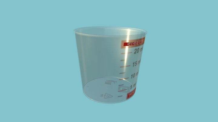 Medicine Cup 3D Model