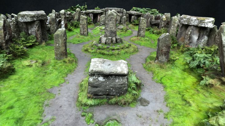 The Druid’s Temple | Yorkshire UK 3D Model