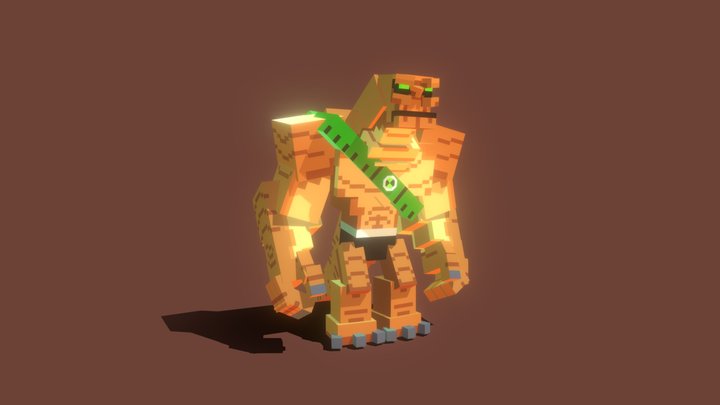 Humungousaur Omniverse in Ben 10 DLC Style 3D Model