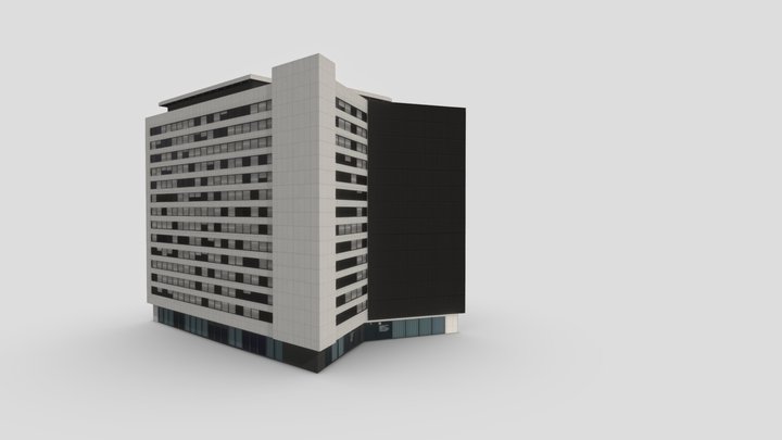 Office Building A1 3D Model