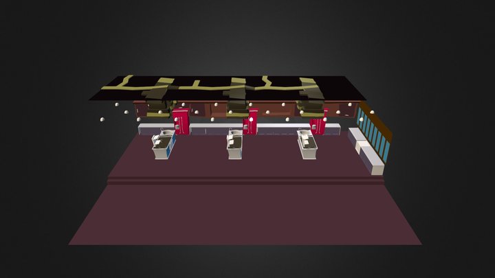 Inside Food Dojo 3D Model
