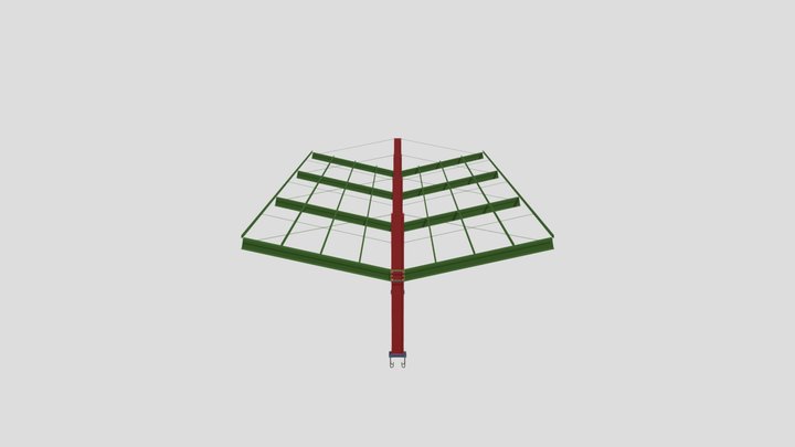 Telhado Feira Popular 3D Model