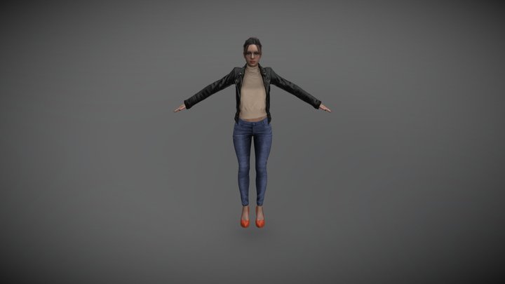 Anna - rigged Avatar 3D Model