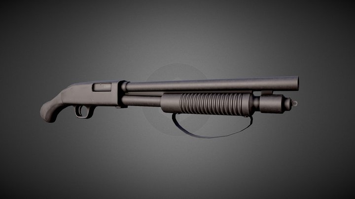 Mossberg Shotgun 3D Model