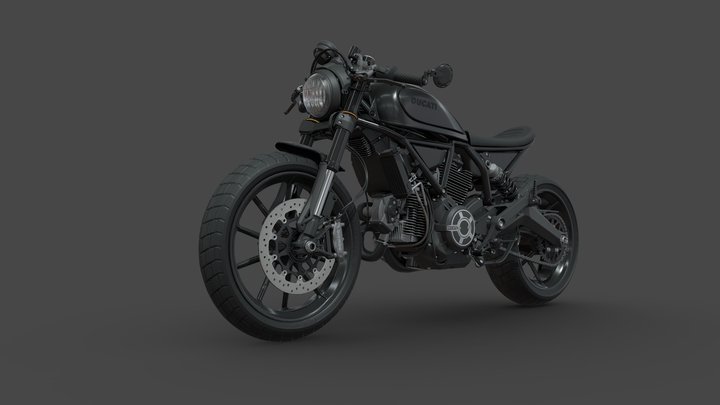 Ducati Scrambler (ZeusCustom) 3D Model