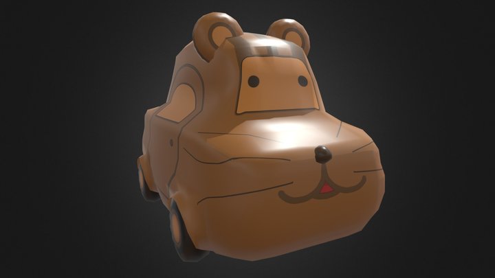 松鼠車車 3D Model