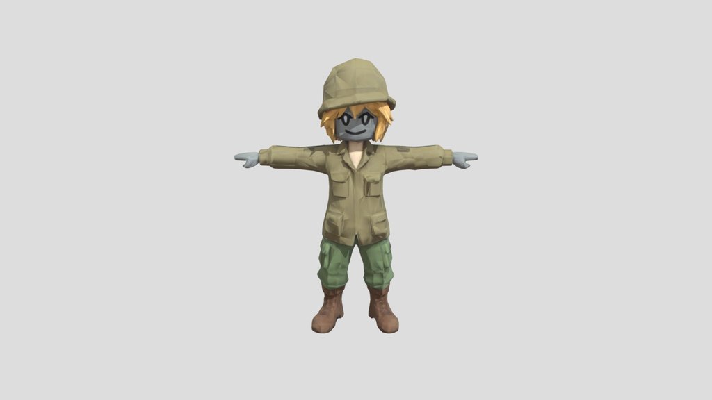 KiraDemorTY 3d model non Rig
