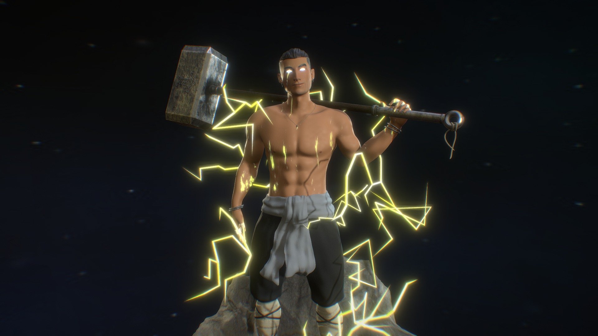 Shaolin Warrior - 3D model by TwoFourZeroNine (@Pongsathron.Lueyod ...