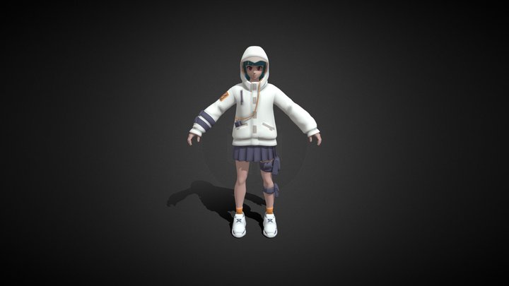 Yuki - Hood Up – Modello 3D gratuito STL