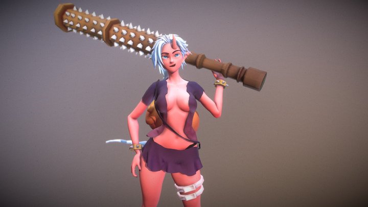 ONI GIRL 3D Model