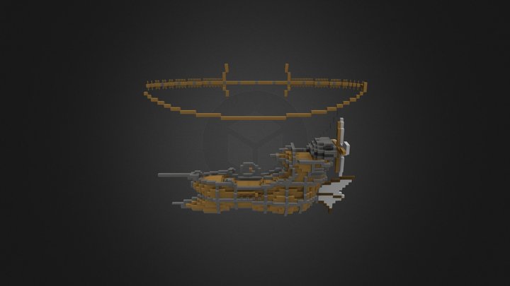 Airship 3D Model