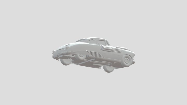 Average Car In American Movies 3D Model
