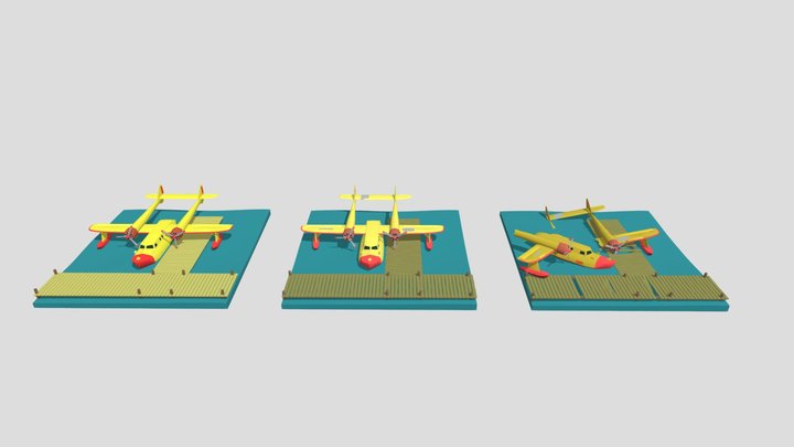 [HW XYZ School] Damage 3D Model