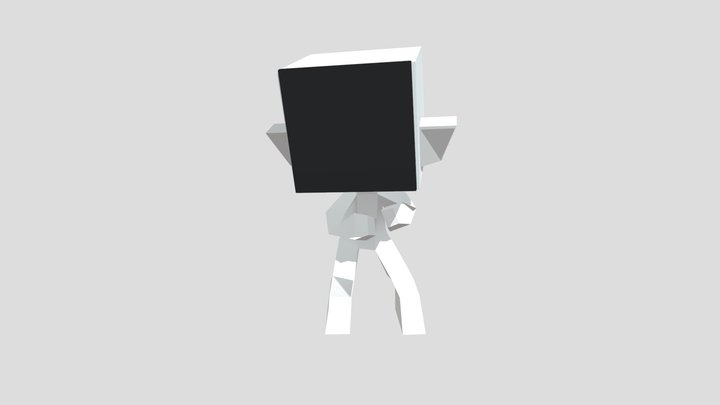 Dancing Low-Poly Character 3D Model