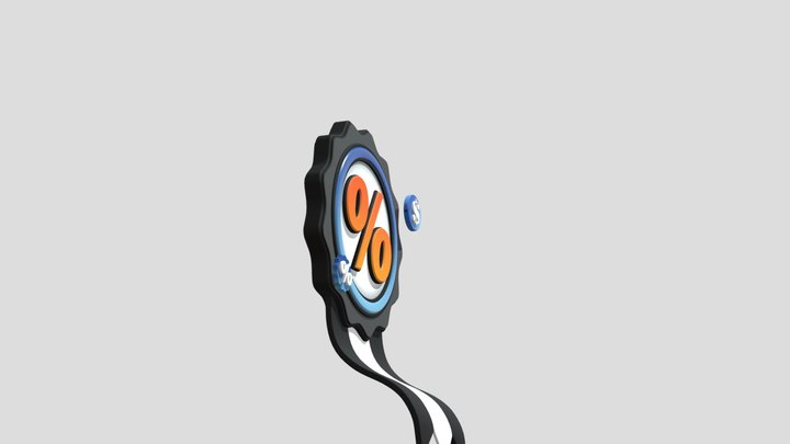 2BADGE1 3D Model