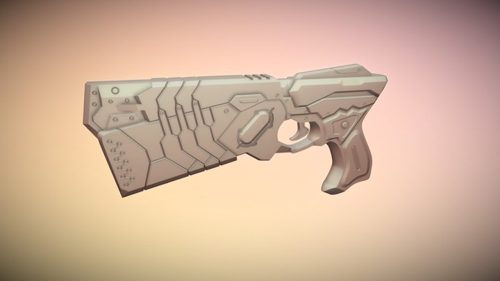 Dominator Gun - Psycho Pass 3D Model