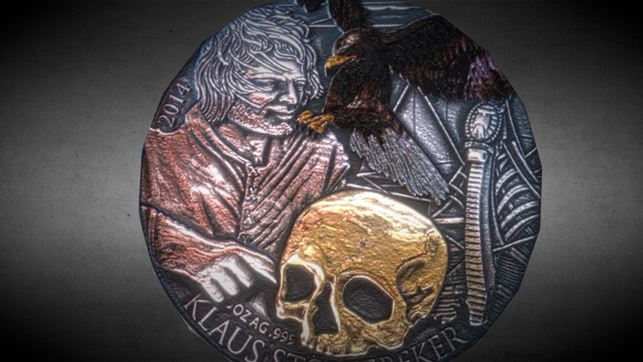 Coin Pirate 3D Model