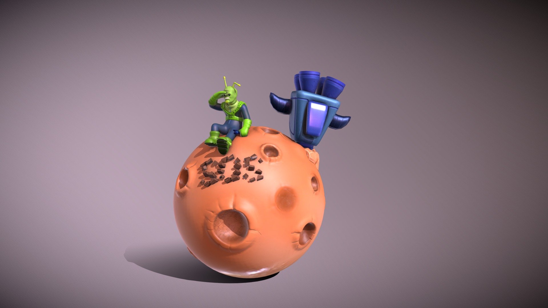 UFO incident — Sketchfab embed 3D viewer