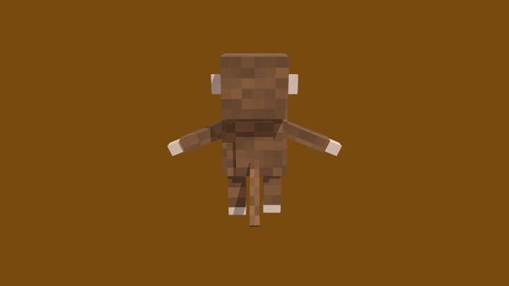 Minecraft monkey 3D Model