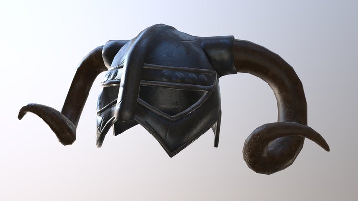 Warrior Helmet 3D Model