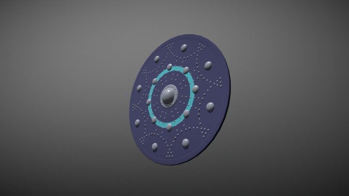 Viking Shield 3D Model
