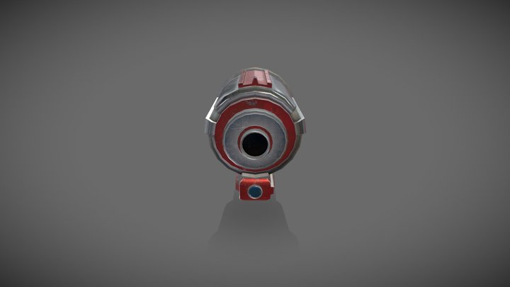 Sci- Fi Gun - 3D Prop 3D Model