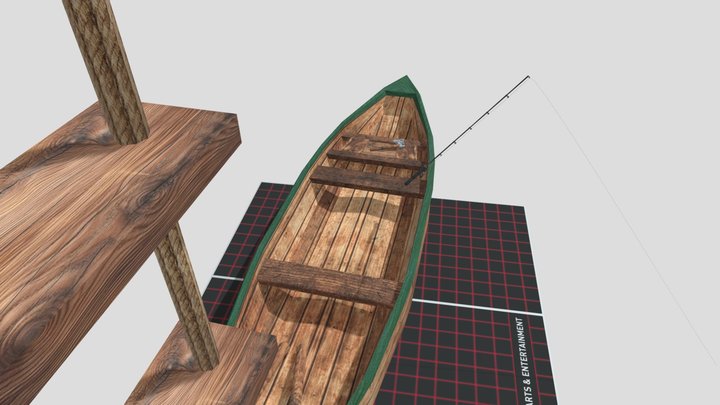 Example: DAE 5 Finished props - Lone Forester 3D Model