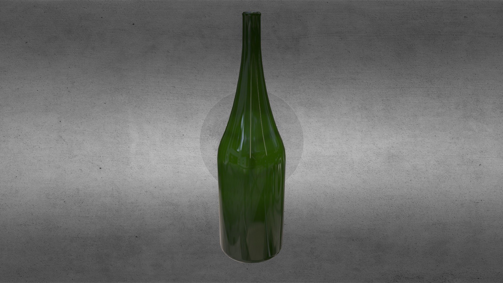 Wine Bottle Burgundy Style
