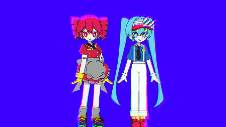 Mesmerizer Miku and Teto SWAP? 3D Model