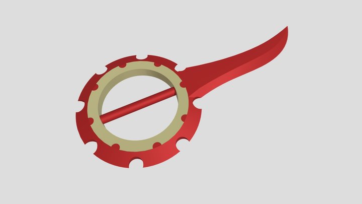 Rikku Dagger 3D Model