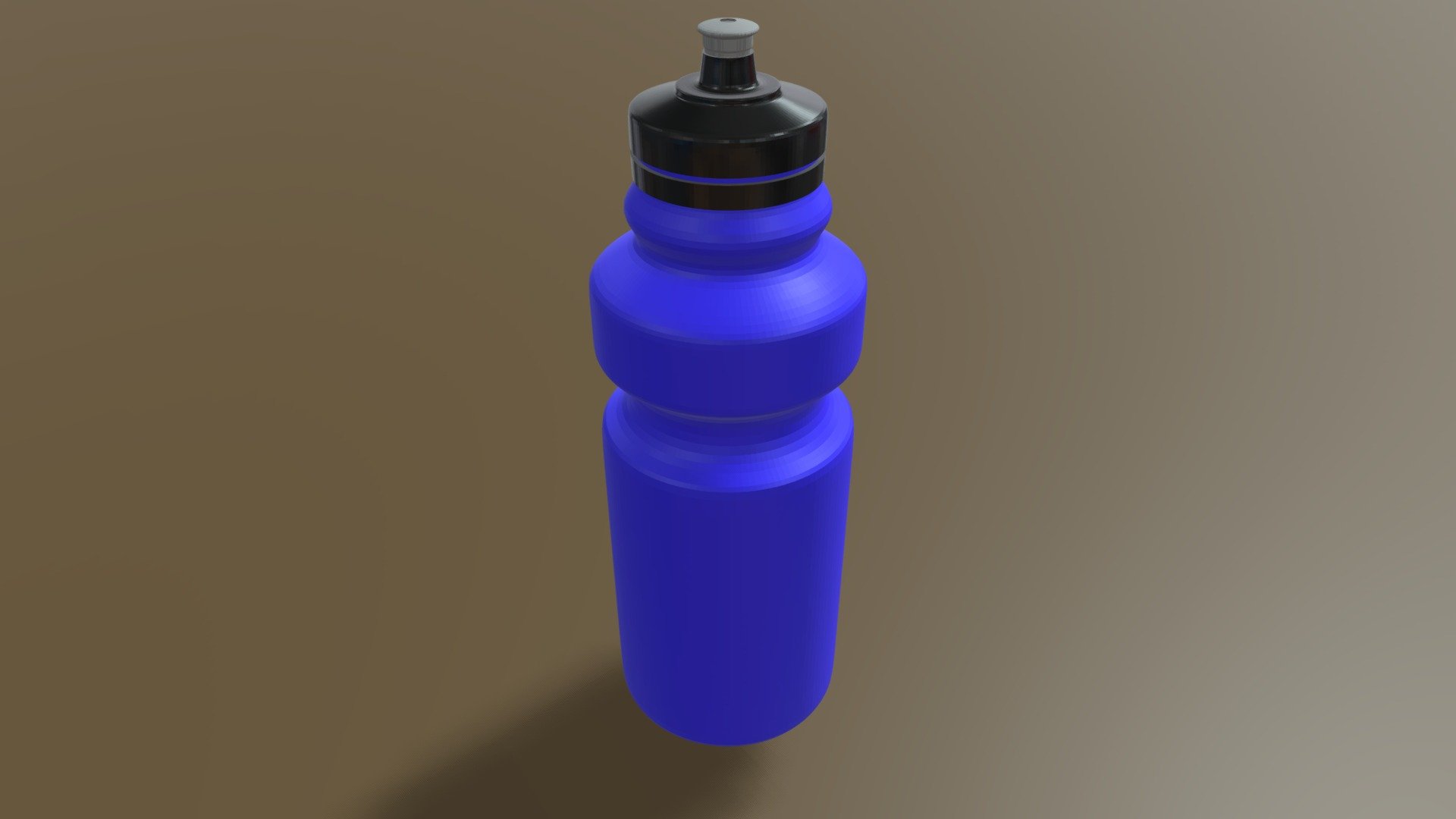 Water Bottle Blue Plastic