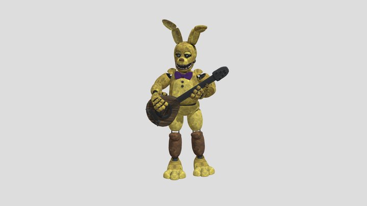 Spring Bonnie 3D Model