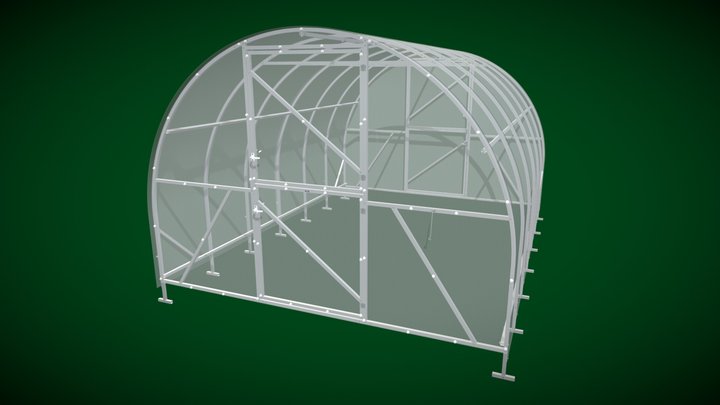 Greenhouse CAMELLIA 3D Model